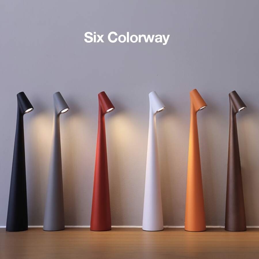 [Portable LED Lamp] Rechargeable Modern LED Table Lamp | Portable Touch Control for Home Decoratio