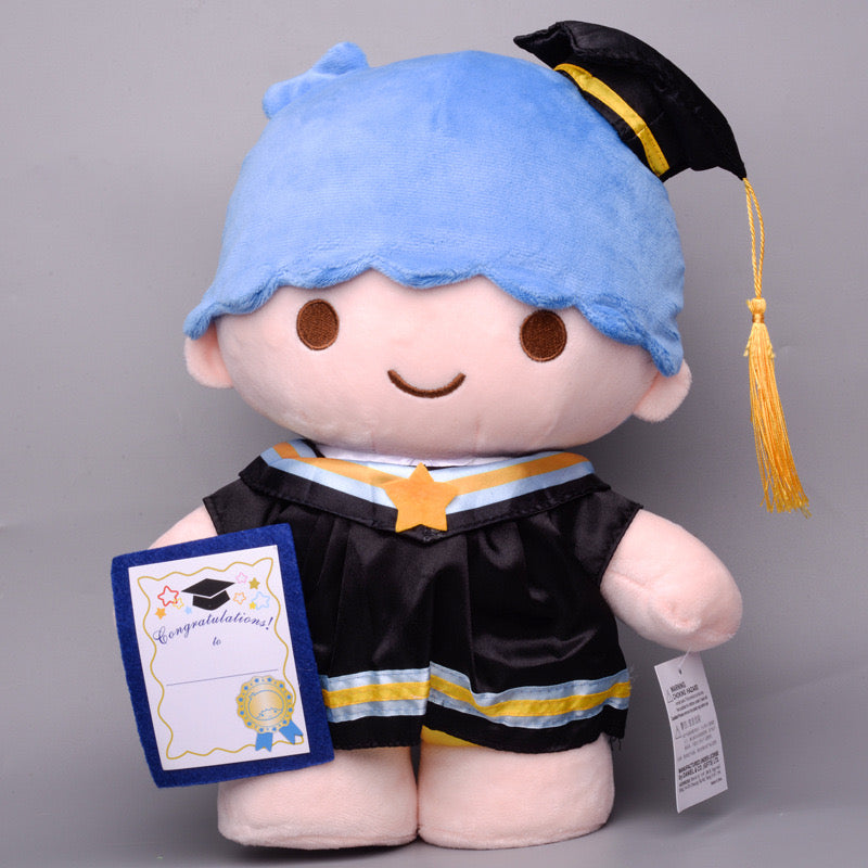 Sanrio Gift Cute Graduation Plush Boys Girls Class of 2024 Plushies Toy Congrats Party Plush Favors (14inch)