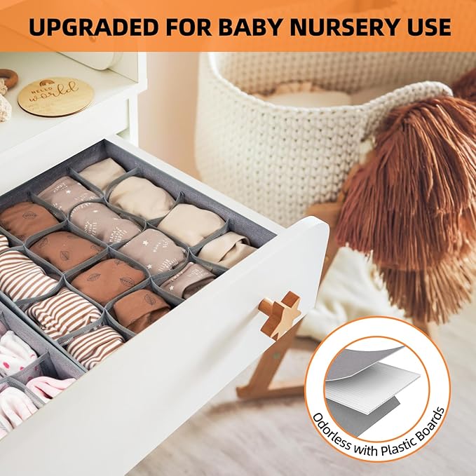 🧦👙Foldable Deluxe Sock and Underwear Organizer