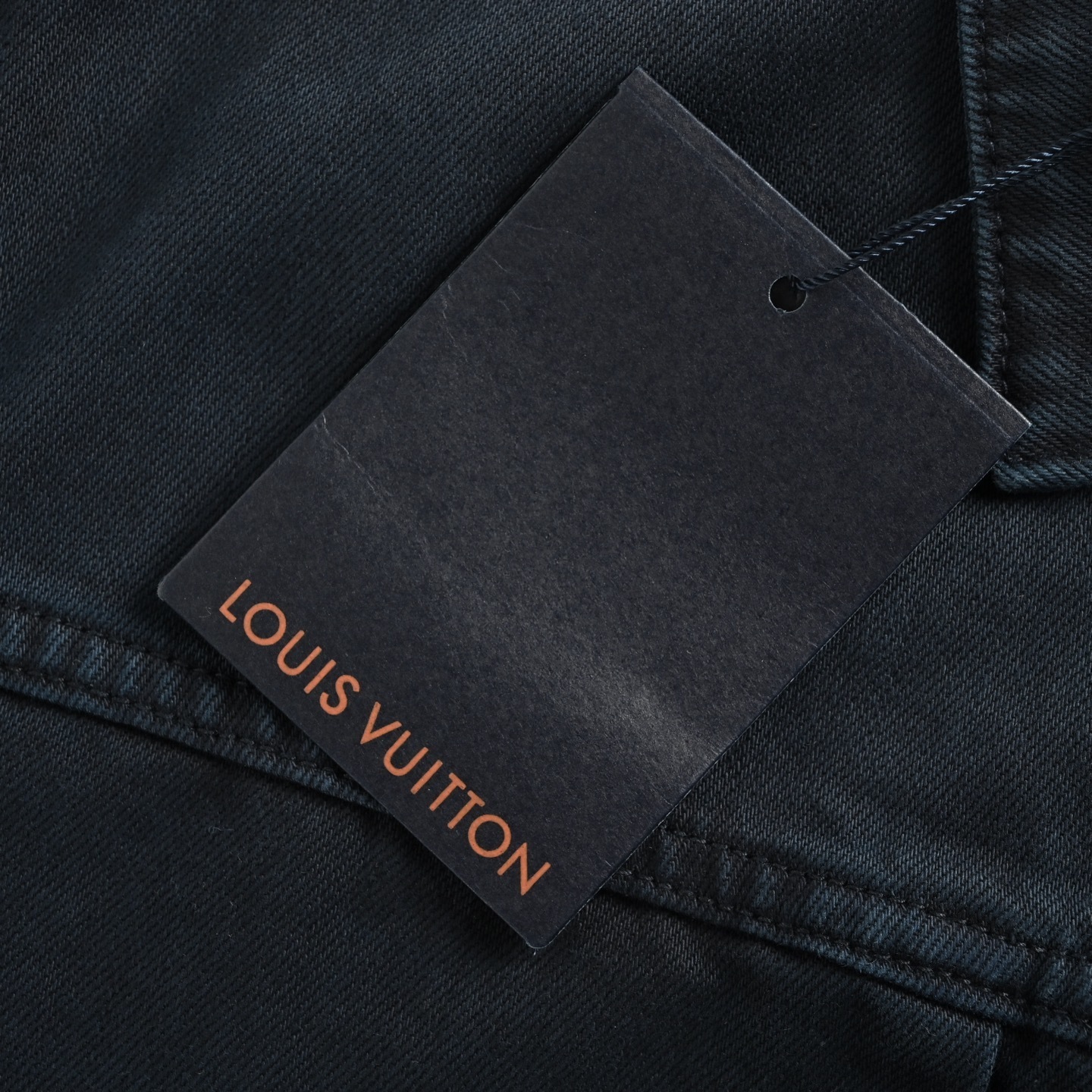 Louis Vuitton 25Fw pocket monogram embossed denim jacket