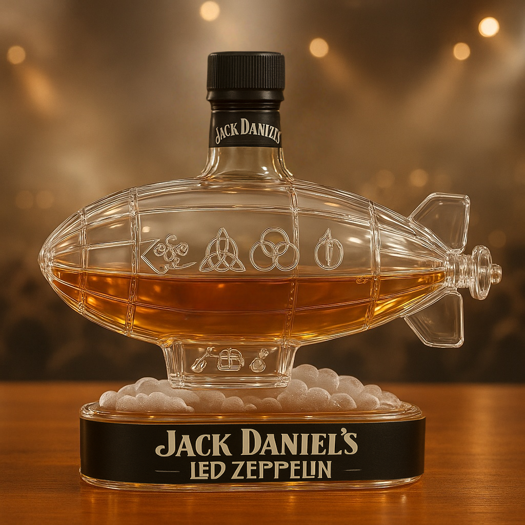 Led Zeppelin Whiskey Bottle