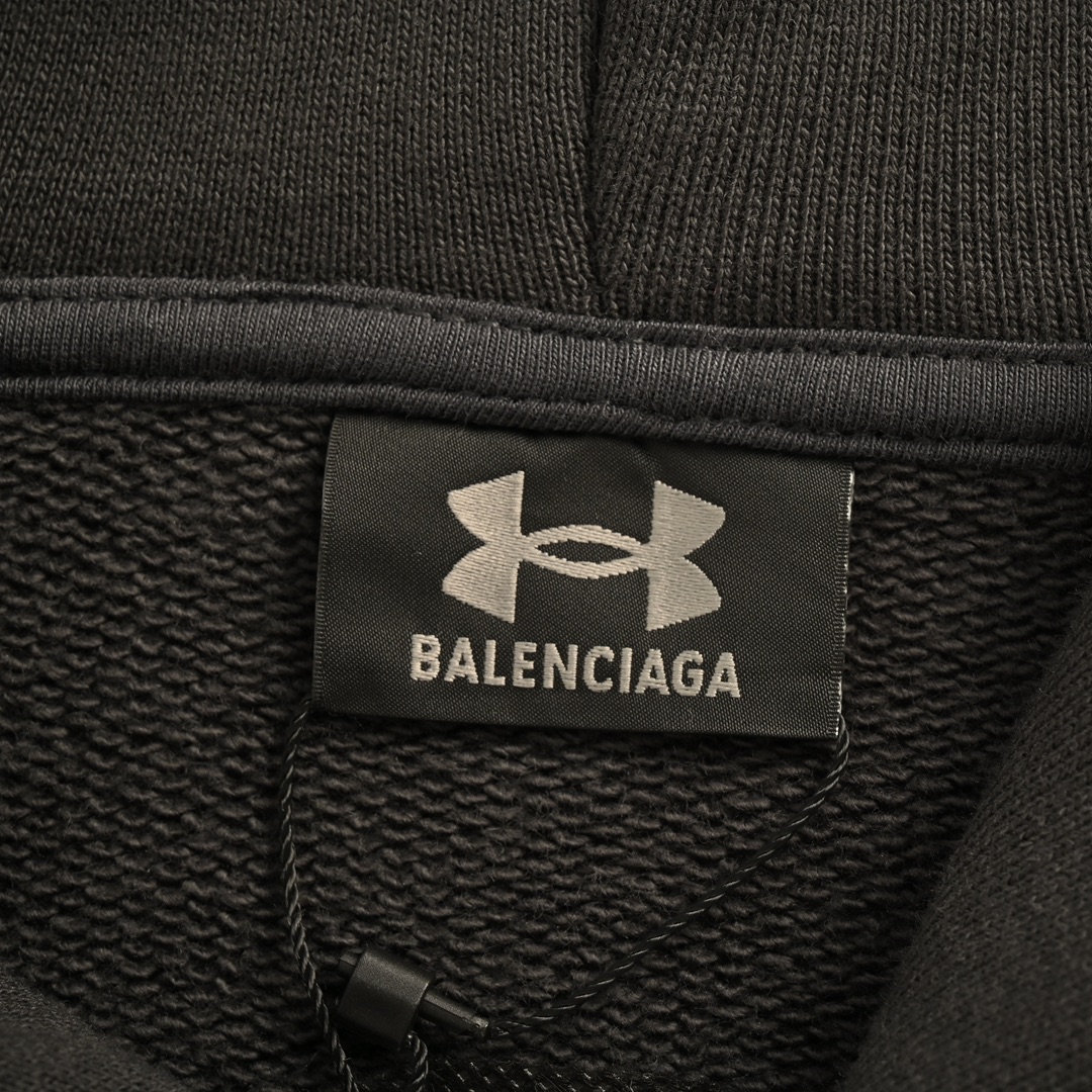 Balenciaga 24Fw Under Armour collaboration zipper jacket