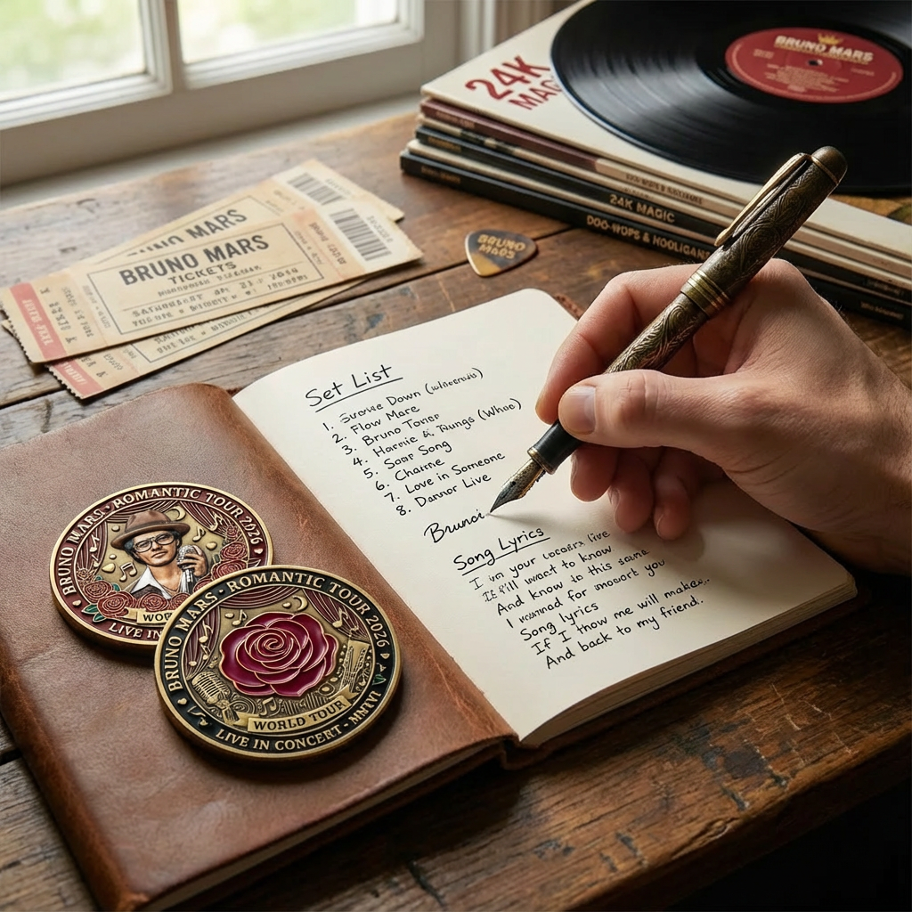 Bruno Mars – Romantic Tour 2026 Commemorative Coin