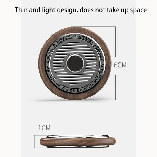 Walnut Aromatherapy Pendant Long-lasting Light Fragrance Car Diffuser Pendant High-end