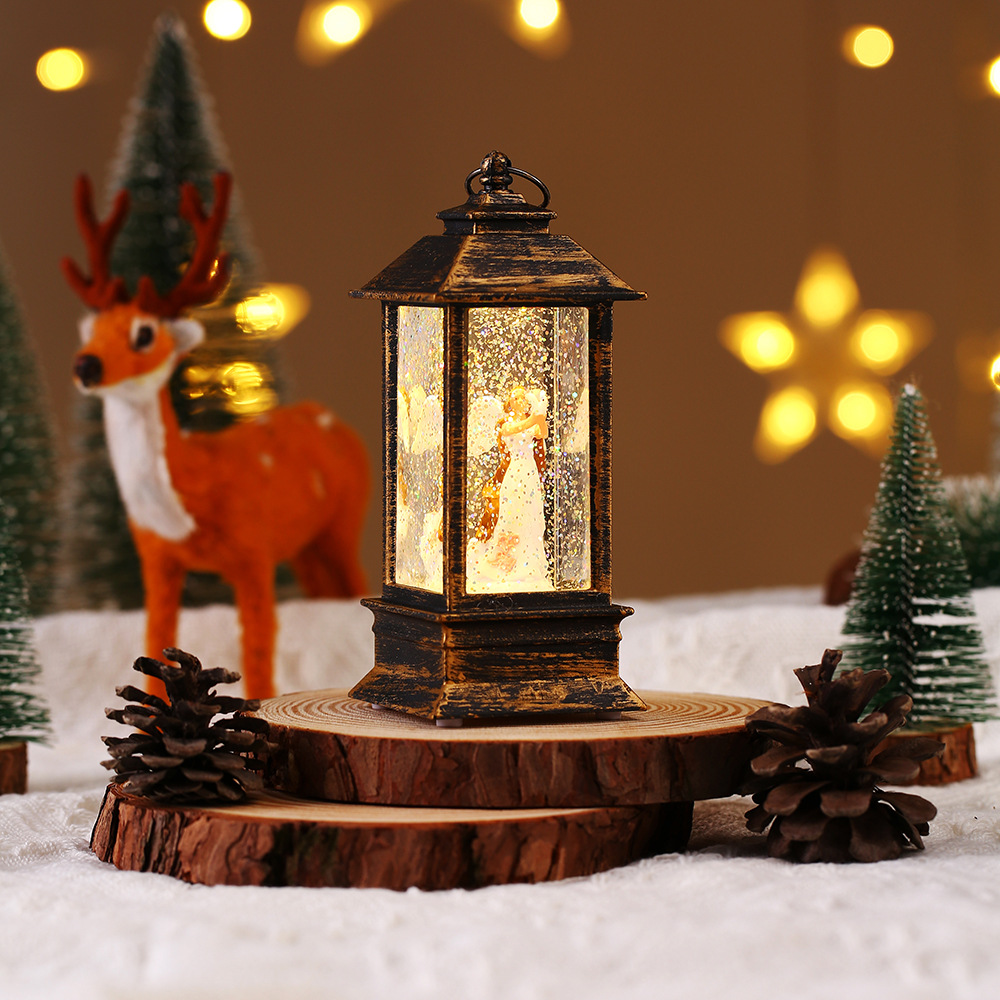 (🌲Early Christmas Sale- SAVE 49% OFF)Snow Globe Christmas Lantern Decorations-BUY 3 GET 10% OFF & FREE SHIPPING