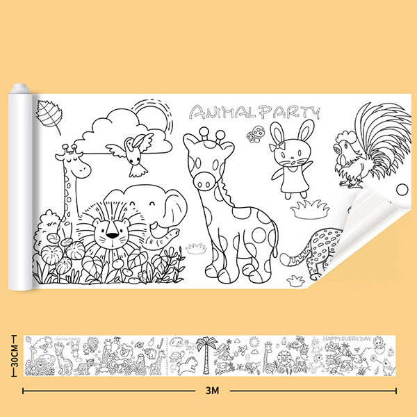 (🌲Early Christmas Sale- SAVE 49% OFF)CHILDREN'S COLORING ROLL-⏰BUY 3 GET 12% OFF & FREE SHIPPING