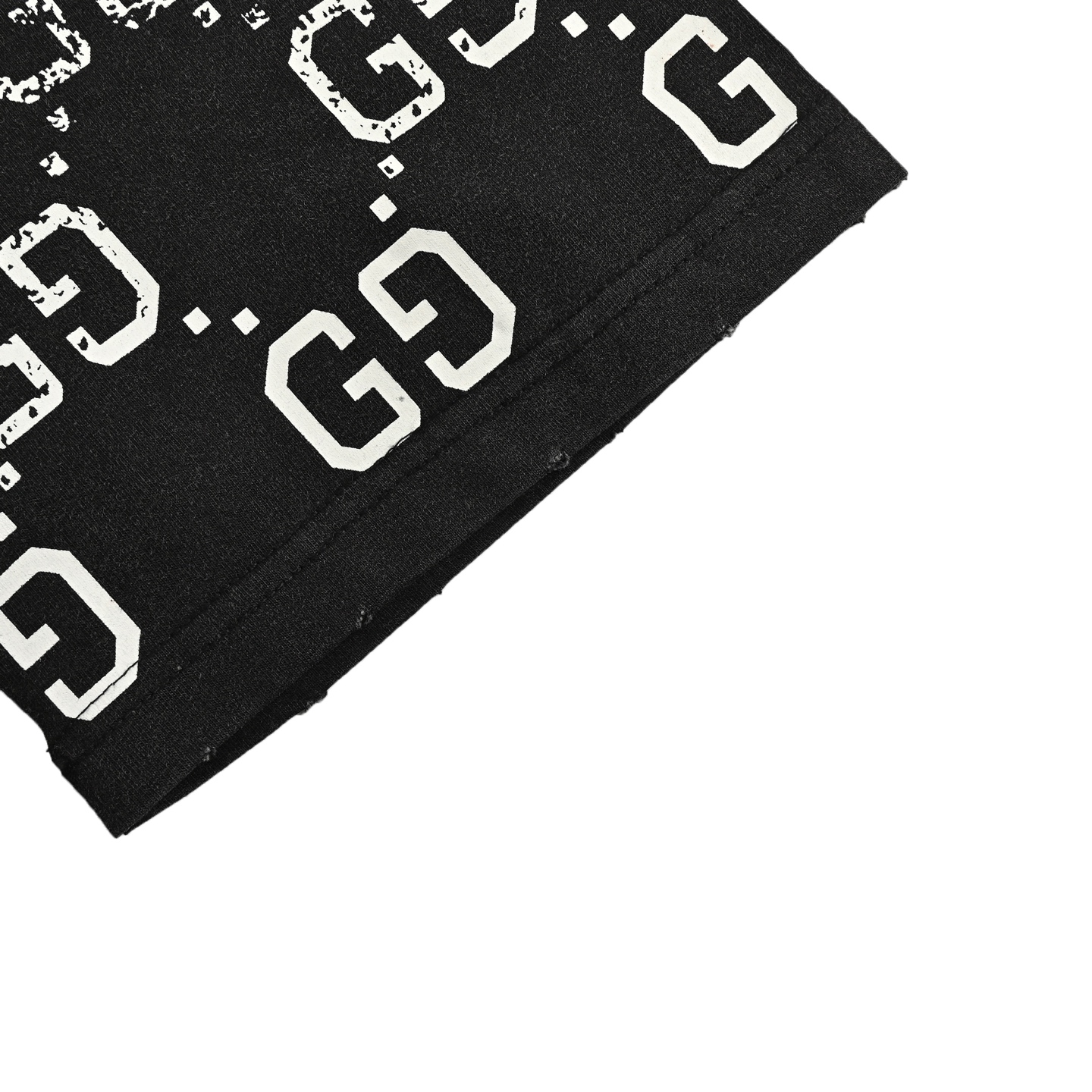 Gucci Double G print gradient short sleeves