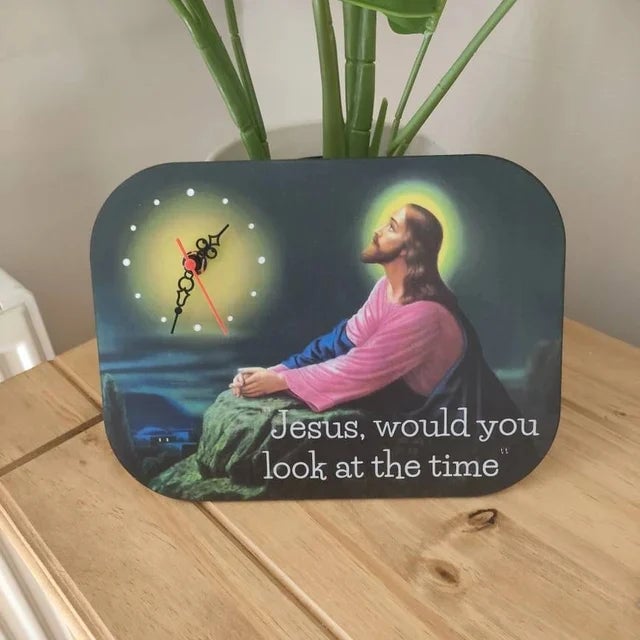 🔥HOT SALE 49%OFF - Jesus Wall Clock | Funny Wall Clock Jesus