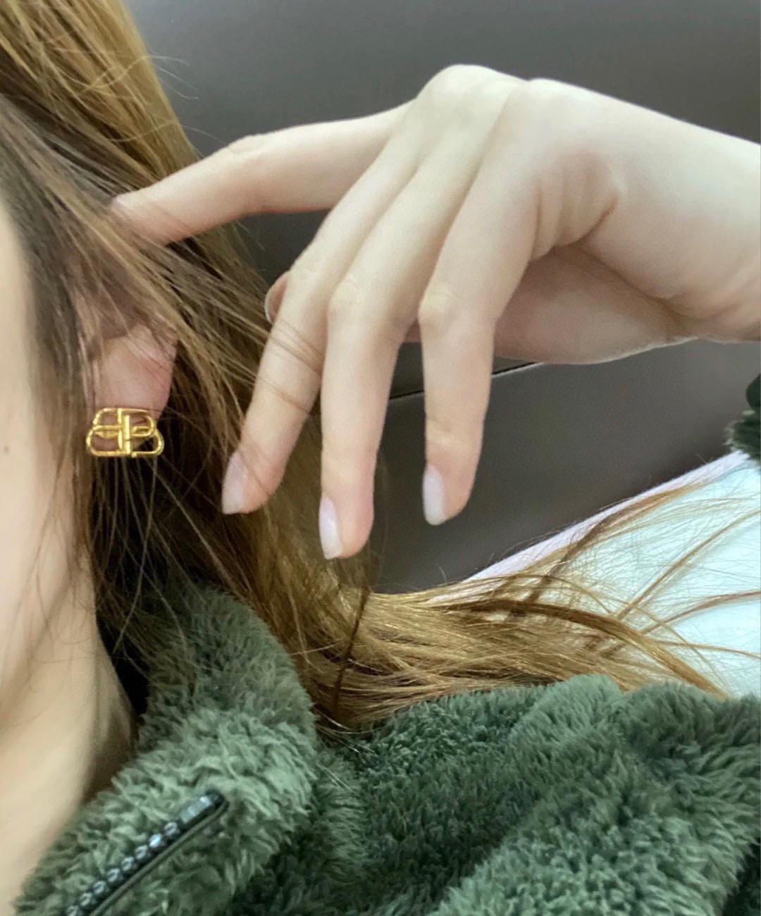 Balenciaga BB earrings