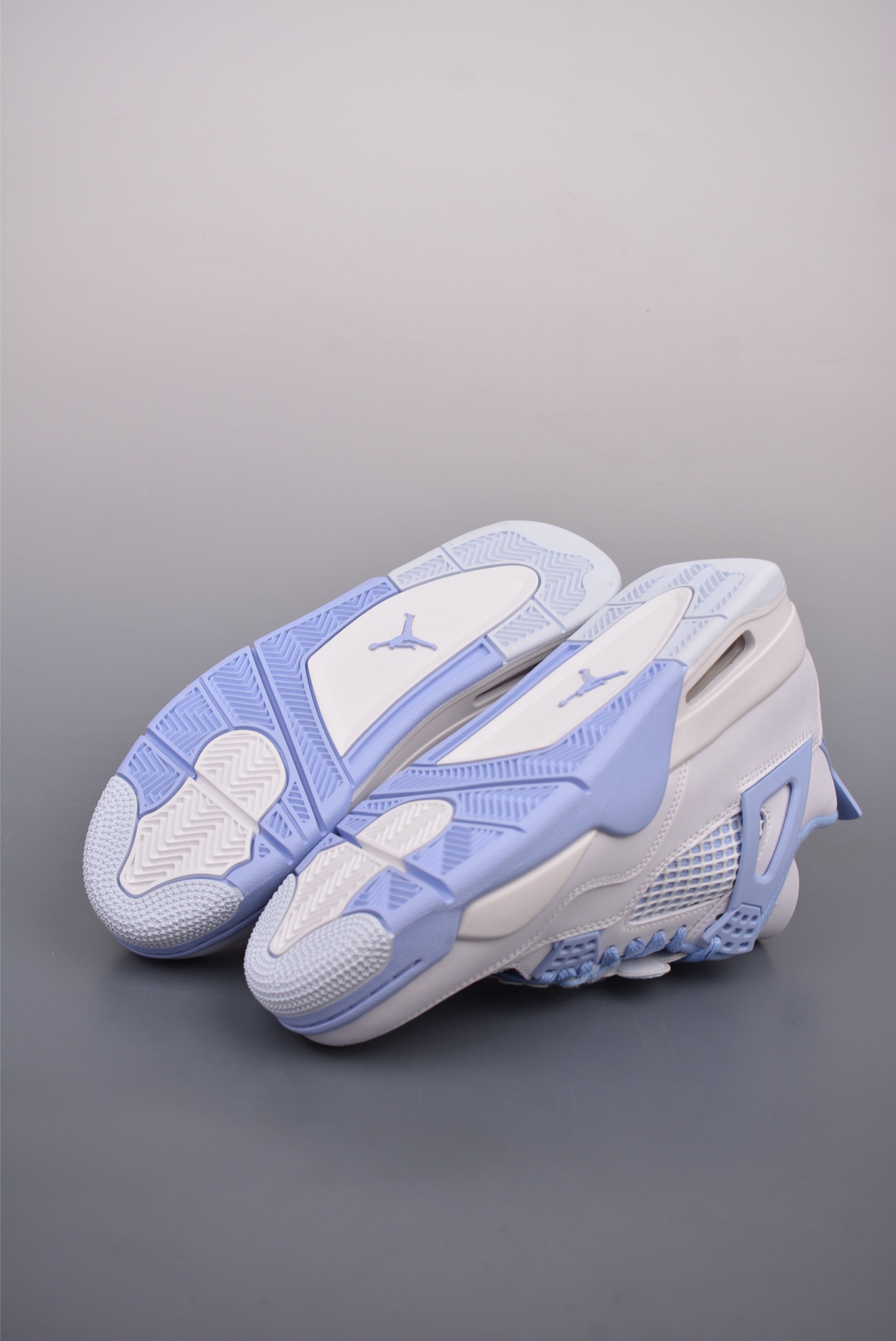 Air Jordan 4 Aluminum Forget Me Not White Blue  HV0823-100