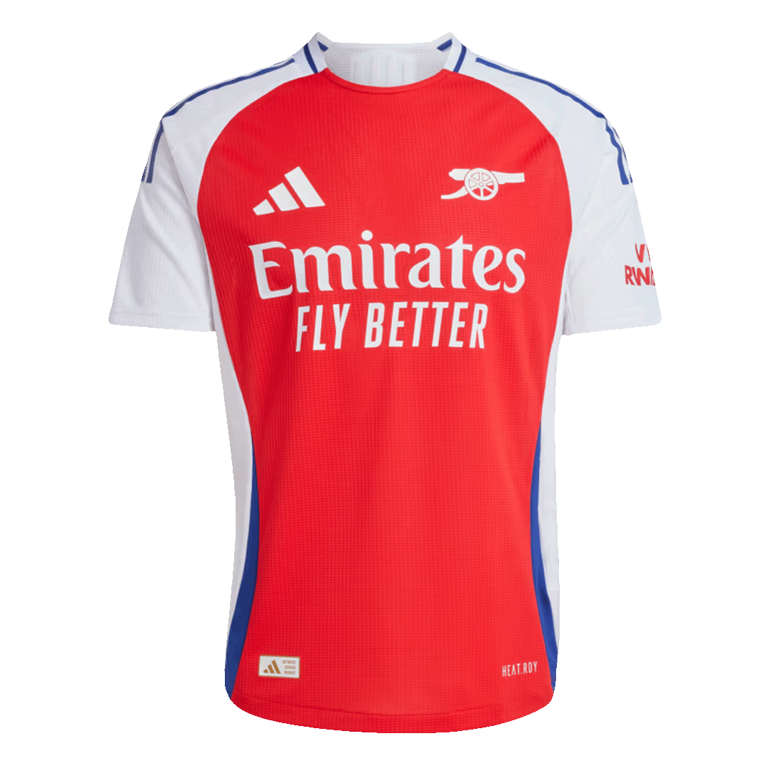 RICE No. 41 Arsenal Home Authentic Football Shirt 2024/25