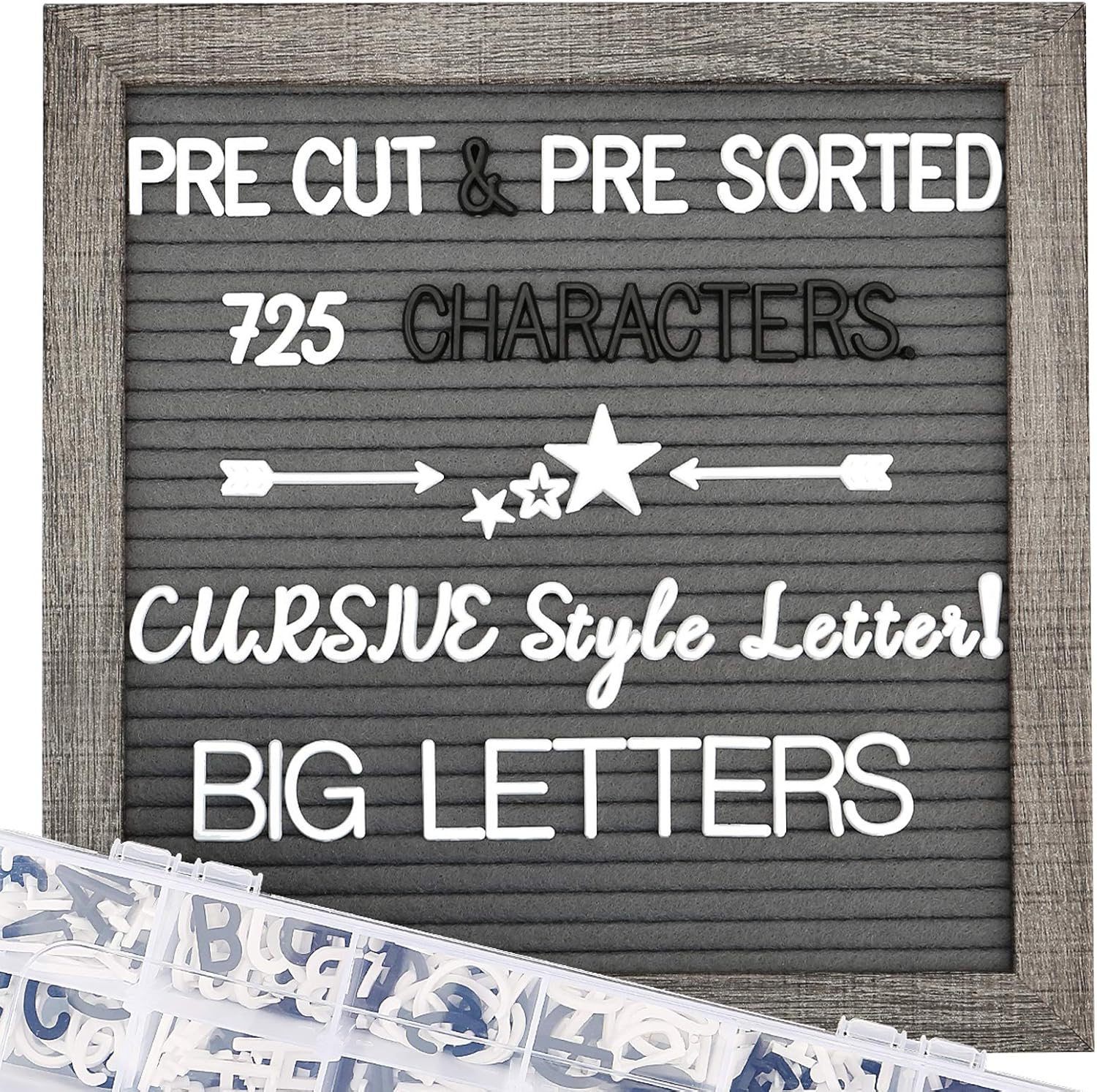 Changeable Felt Letter Board with Letters