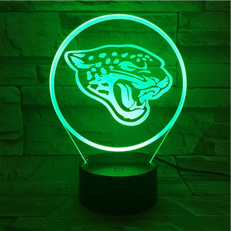 JACKSONVILLE JAGUARS 3D LED LIGHT LAMP