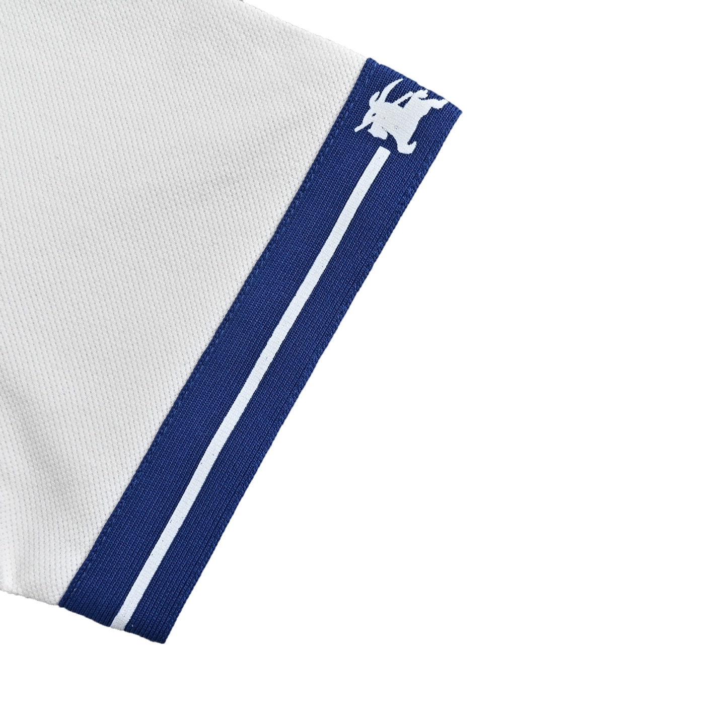 Burberry 24ss Warhorse Contrast Line Reverse Cuff Print Polo Short Sleeve