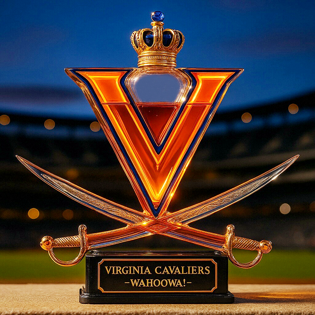 University of Virginia Cavaliers Whiskey Bottle