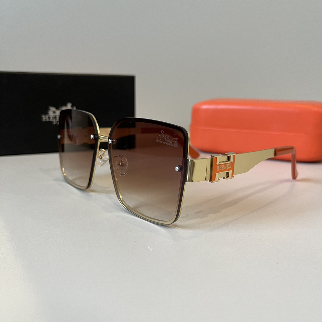 Hermes Square Frame Sunglasses