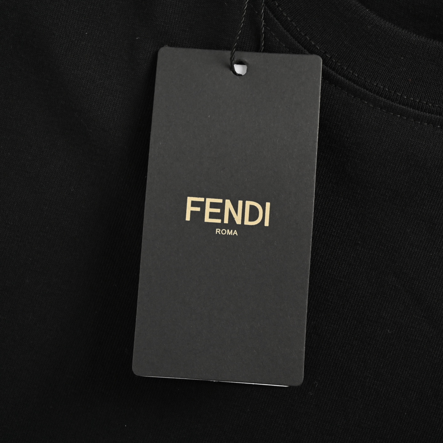 Fendi 25ss FF color label letter embroidered short sleeve
