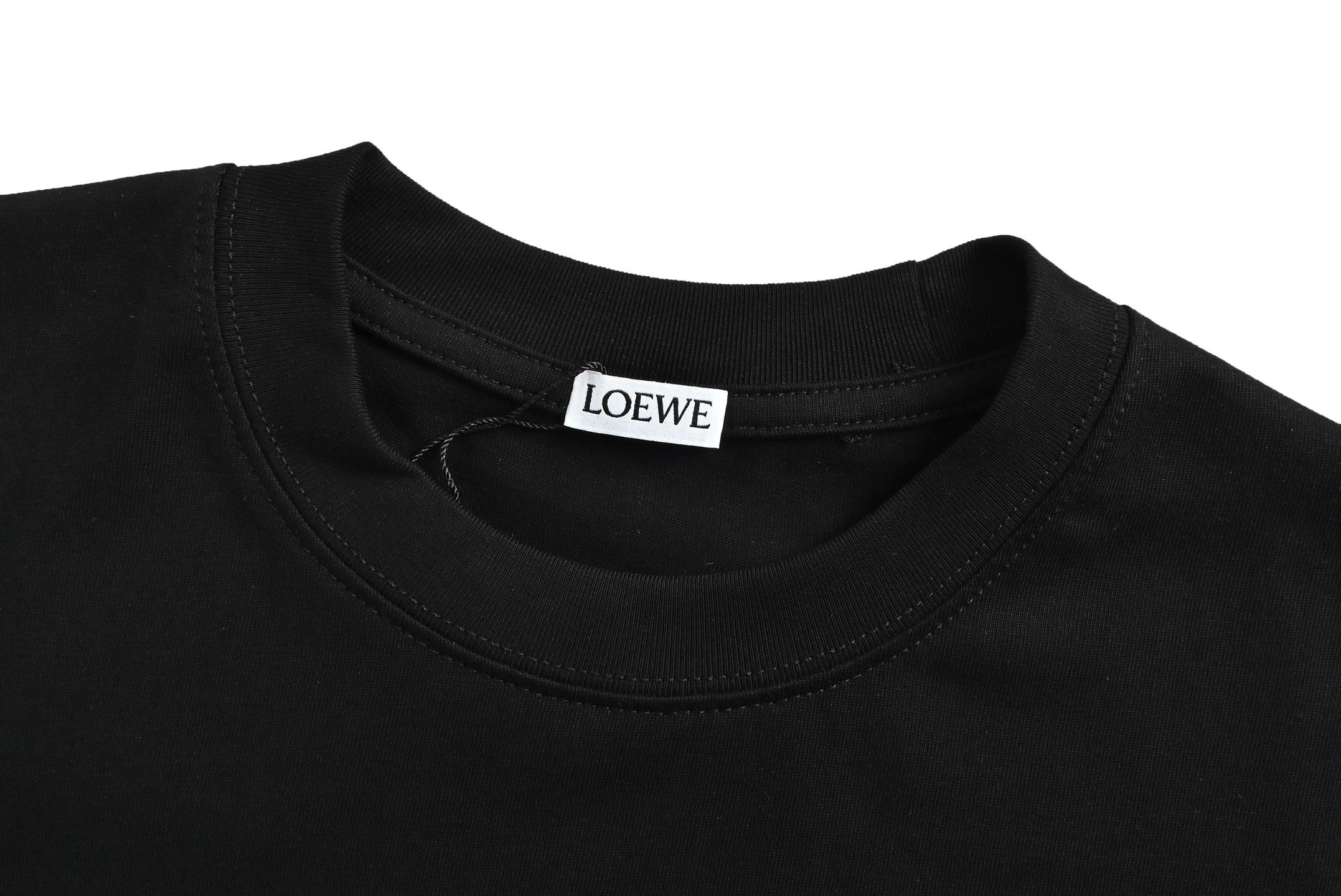 Loewe 24ss short-sleeved shirt with embossed logo on pocket