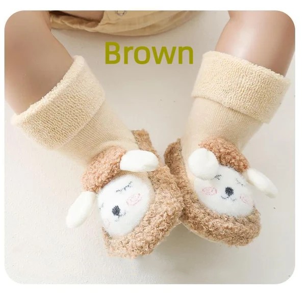 Baby Cartoon Plush Cotton Toddler Shoes