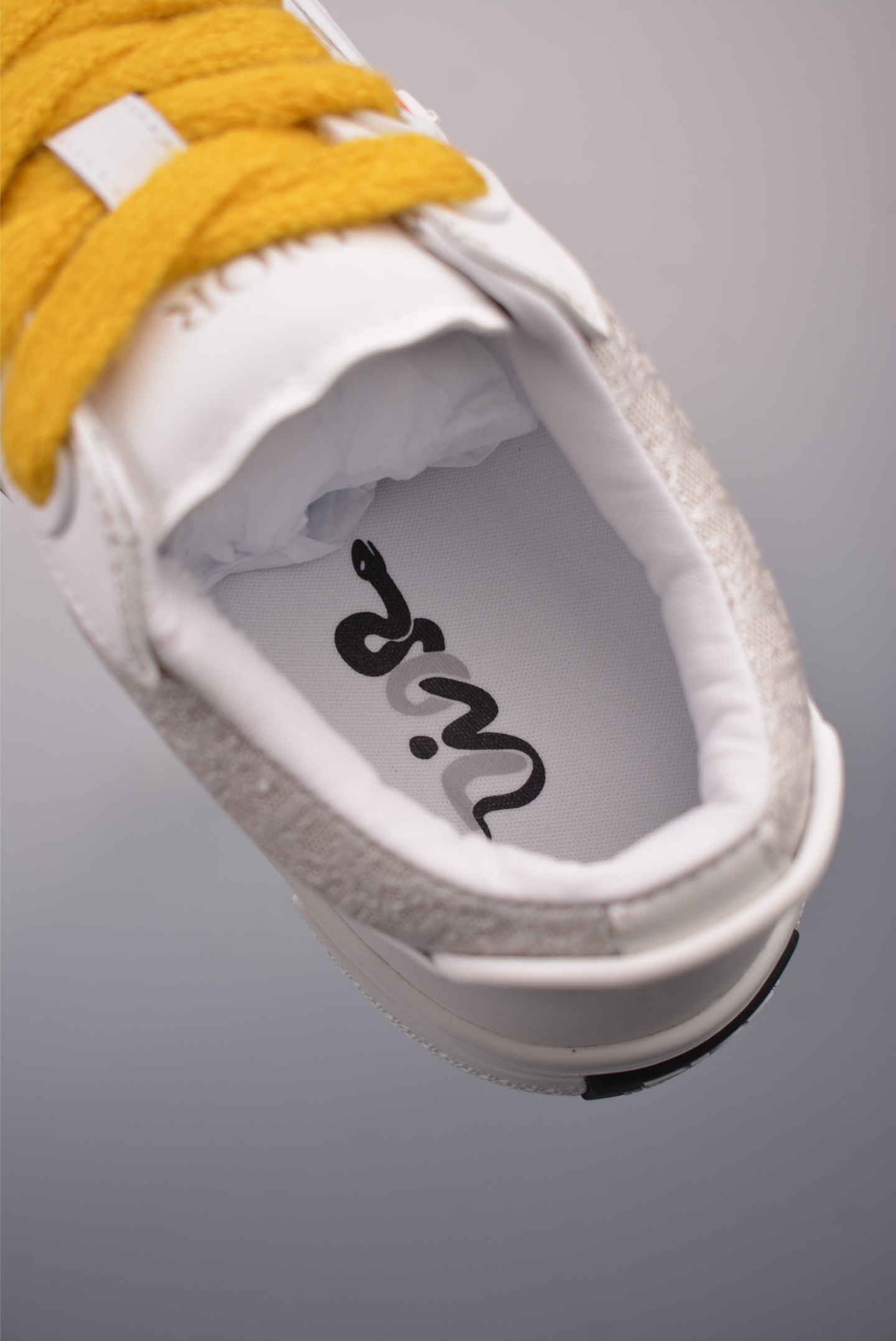 Dior B33 Low Top Sneakers Yellow and White Snake Year Limited Edition 3SN303ZEY2936