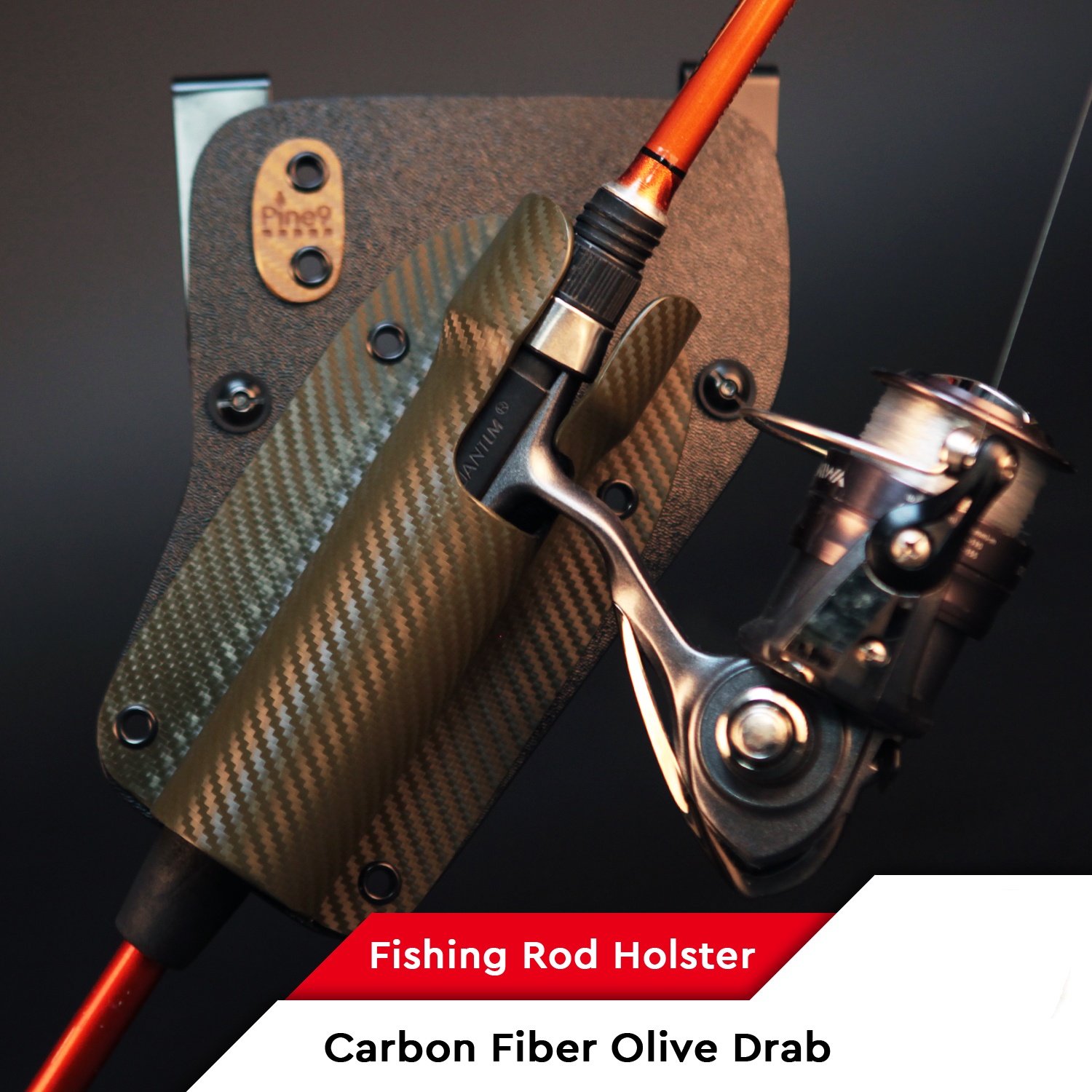 🔥ON SALE 59% OFF🔥USA Hand Crafted Slide-in Fishing Rod Holster