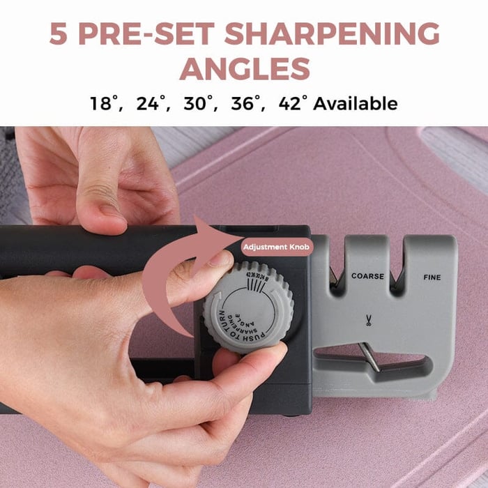 🔥Last Day-[SAVE 50% OFF]--🔥3-Stage Retractable Adjustable Angle Knife Sharpeners-BUY 2 GET 10% OFF & FREE SHIPPING