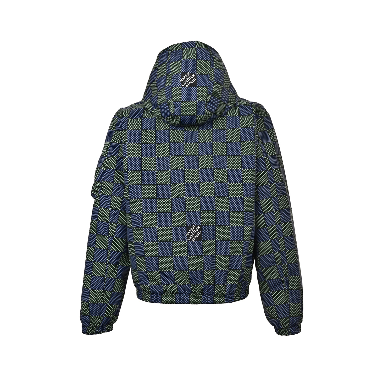 Louis Vuitton 25ss small airplane zipper monogram checkerboard double-faced jacket