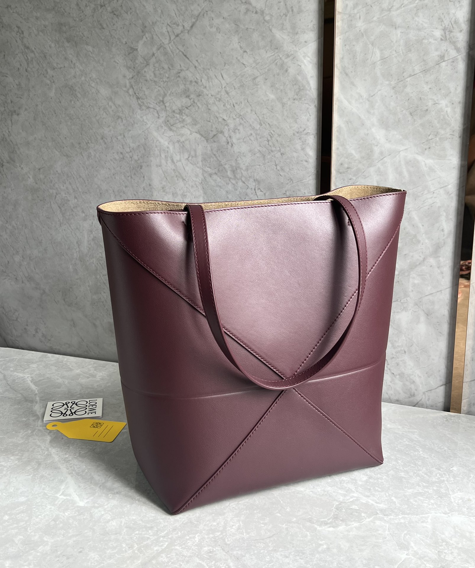 Loewe zzle fold series foldable tote bag 0693