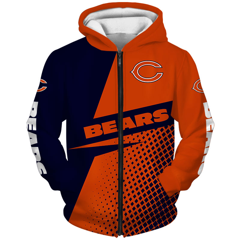 CHICAGO BEARS 3D HOODIE CCBB008