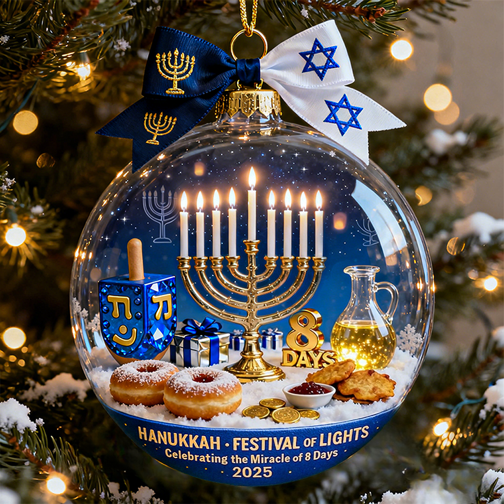 Hanukkah • Festival of Lights Keepsake Ornament