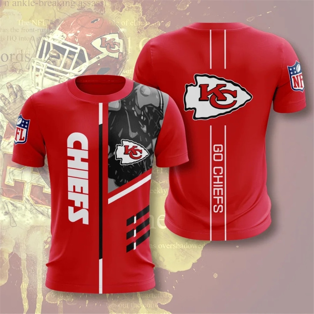KANSAS CITY CHIEFS 3D HOODIE KKCC010