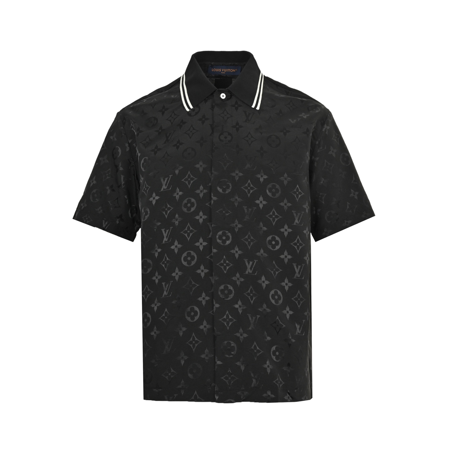 Louis Vuitton 25ss monogram ripple jacquard suit short-sleeved shirt