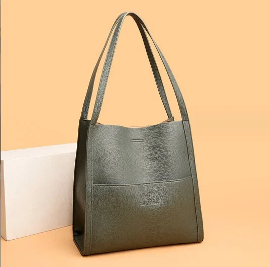 ⏰Solid color simple PU leather shoulder bag⏰（Last day of special sale）