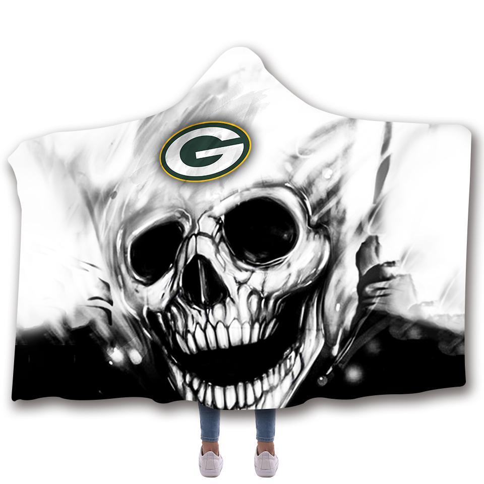 GREEN BAY PACKERS CLASSIC 3D HOODED BLANKET
