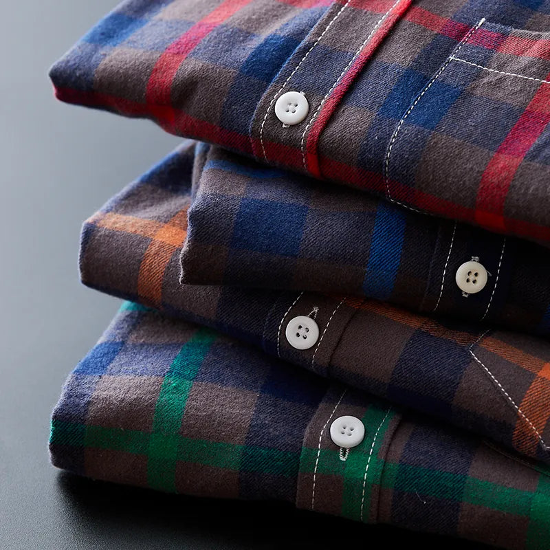 Tartan Men's Long Sleeve Button up