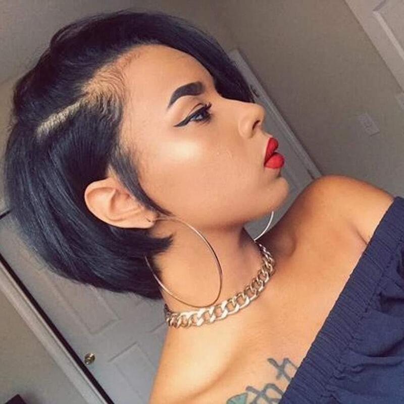 Lunawigs 099 Bob Side Parting Super Short Wig