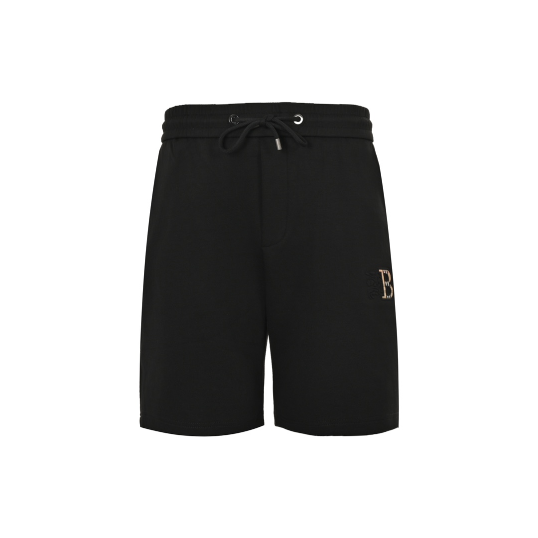 Burberry Plaid B Embroidered Shorts