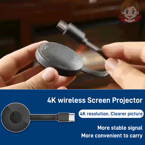 (🔥Last Day Promotion-SAVE 50% OFF)2023 New Upgrated HD 4K Wireless Screen Projector-BUY 2 GET 10% OFF & FREE SHIPPING