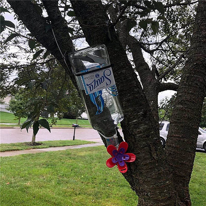 【Buy More Free More】Wine botle Hummingbird Feeder