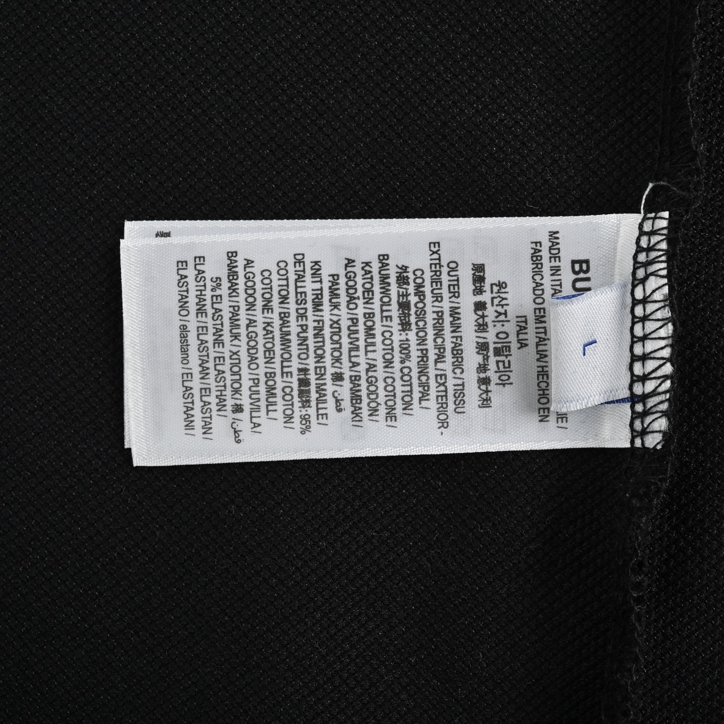 Burberry 25ss collar check Polo short sleeve