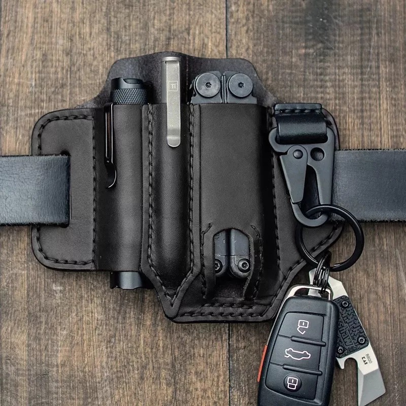 (🔥Last Day Promotion-SAVE 50% OFF)Cowhide Leather Owl Buckle Tactical Multifunctional Belt Cover-BUY 2 GET 10% OFF AND FREE SHIPPING