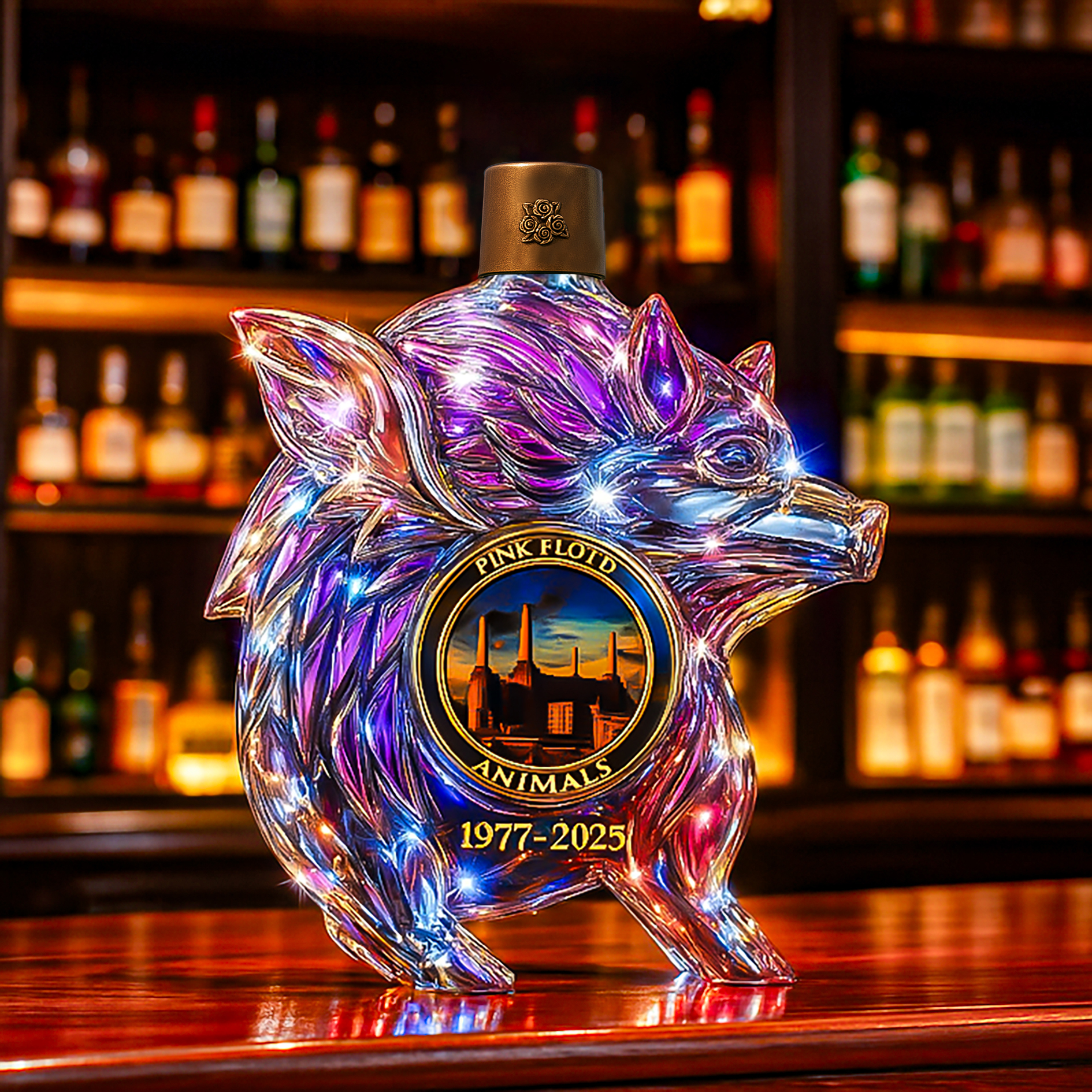 Pink Floyd “Animals” 48th Anniversary Whisky Bottle