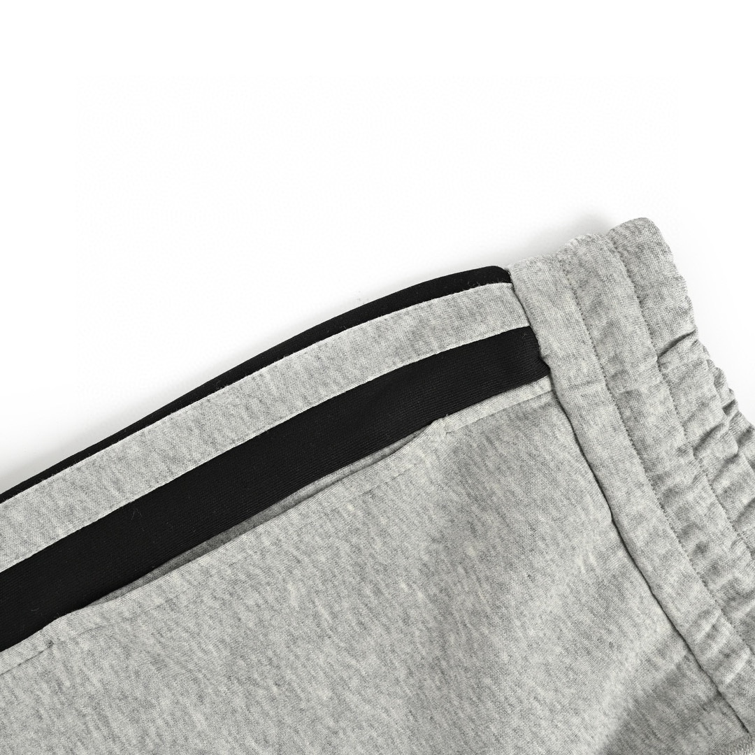 Dior 24Fw silver logo embroidered trousers