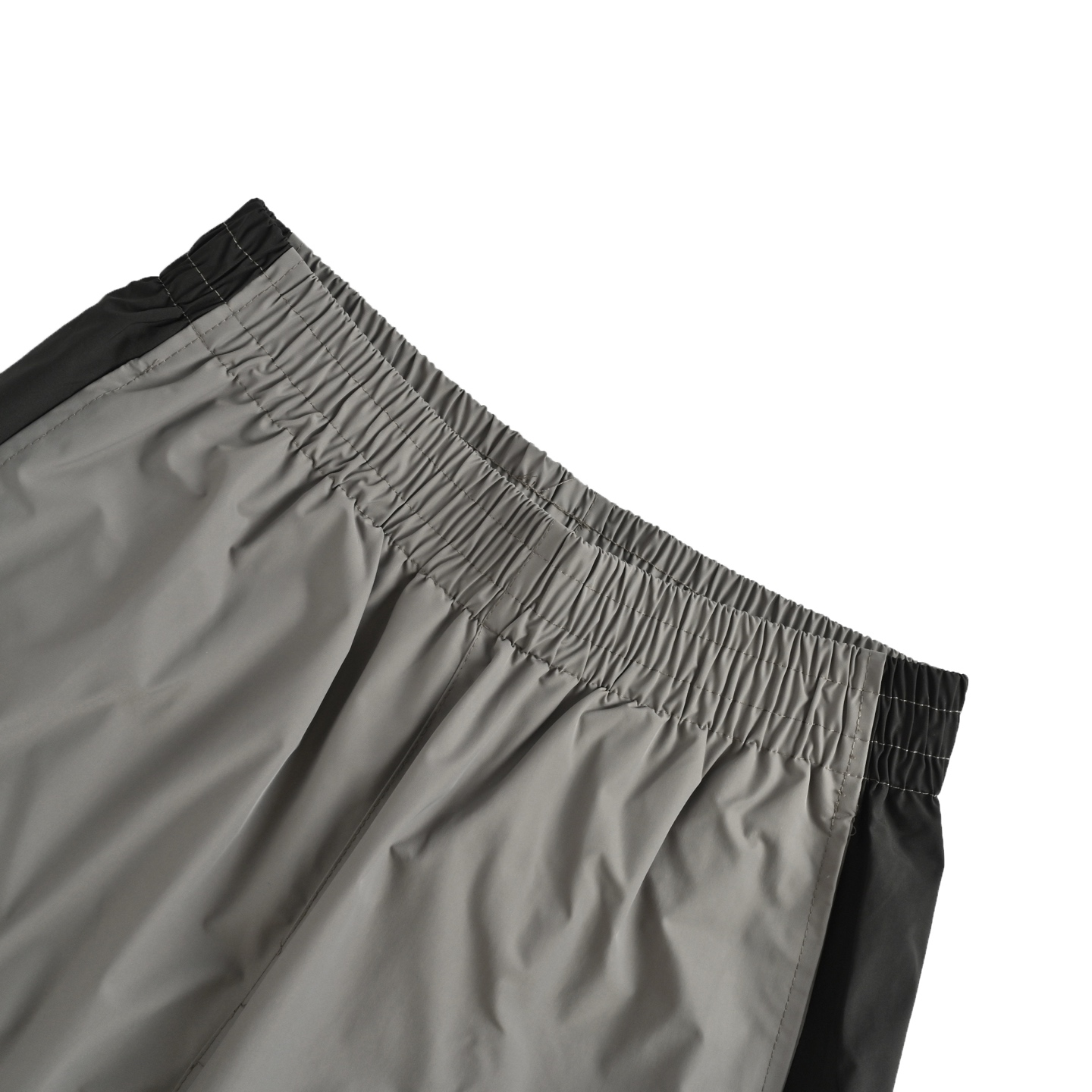Balenciaga 25ss hoop embroidery contrast panel shorts