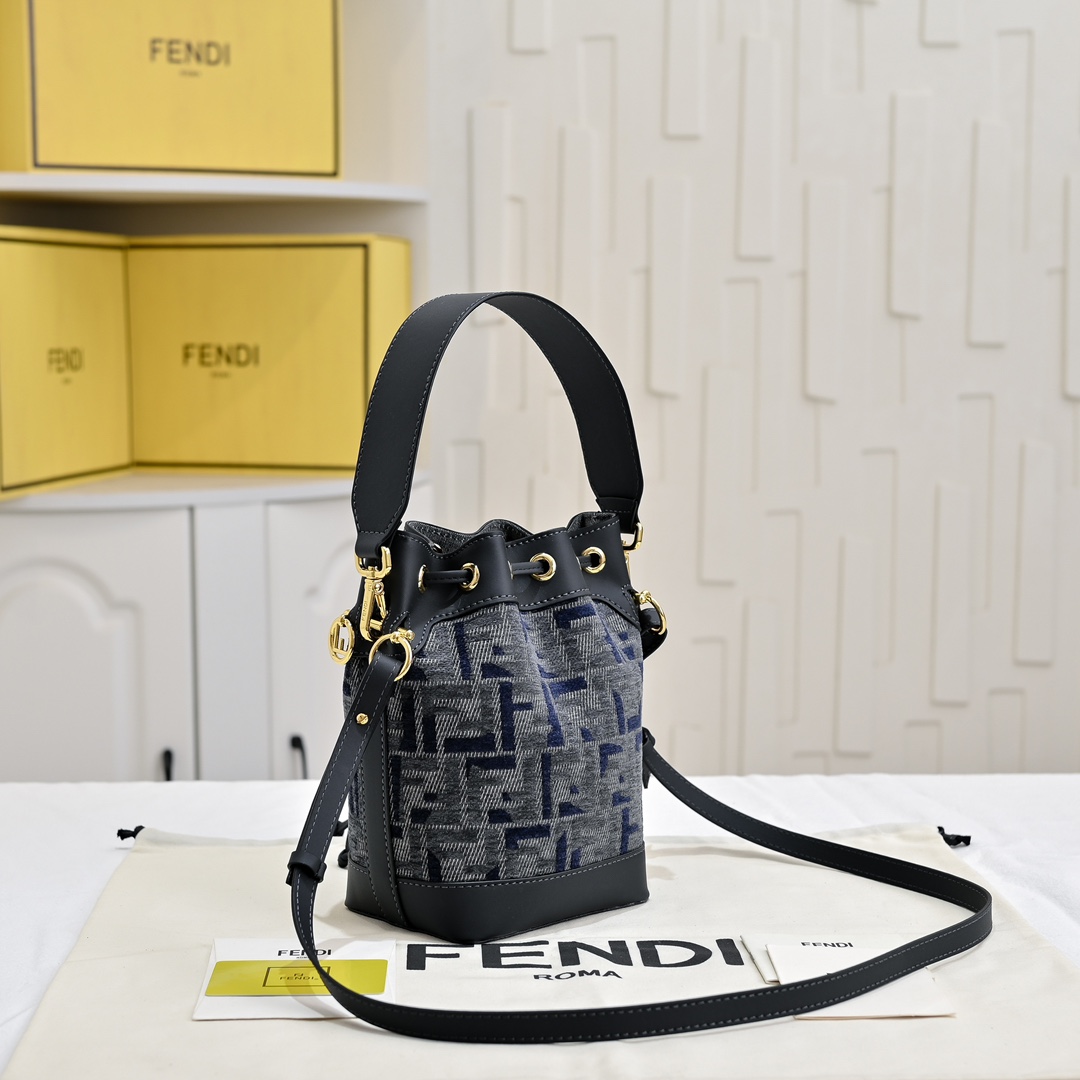 FENDI Monogram Roll Mini Vegetable Basket 3366