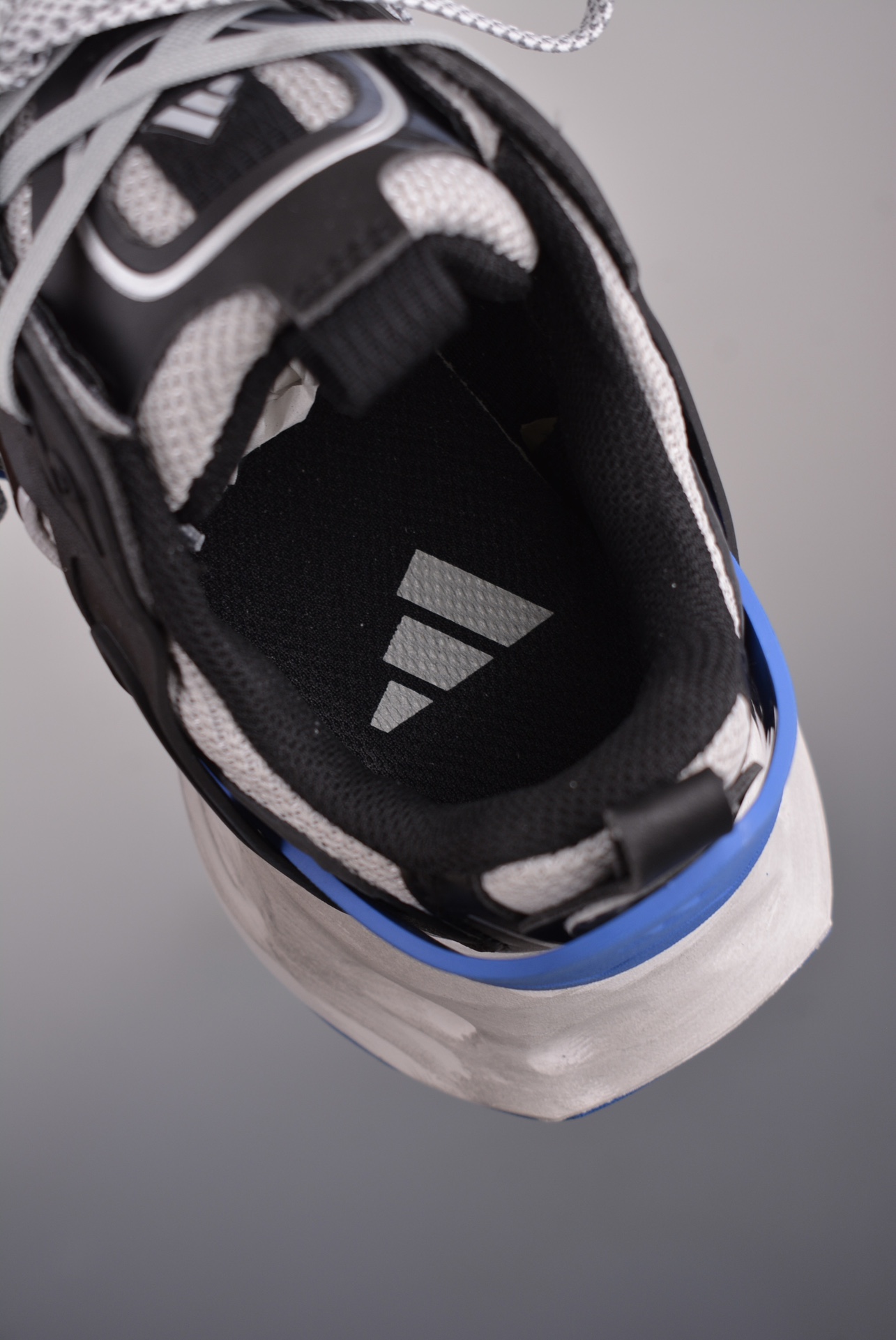 Adidas XLG Runner Deluxe gray, black and blue ropes for old version JS1589