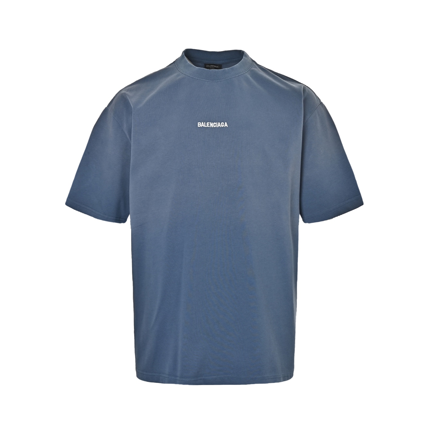 Balenciaga 25ss front and back letter embroidered short sleeves