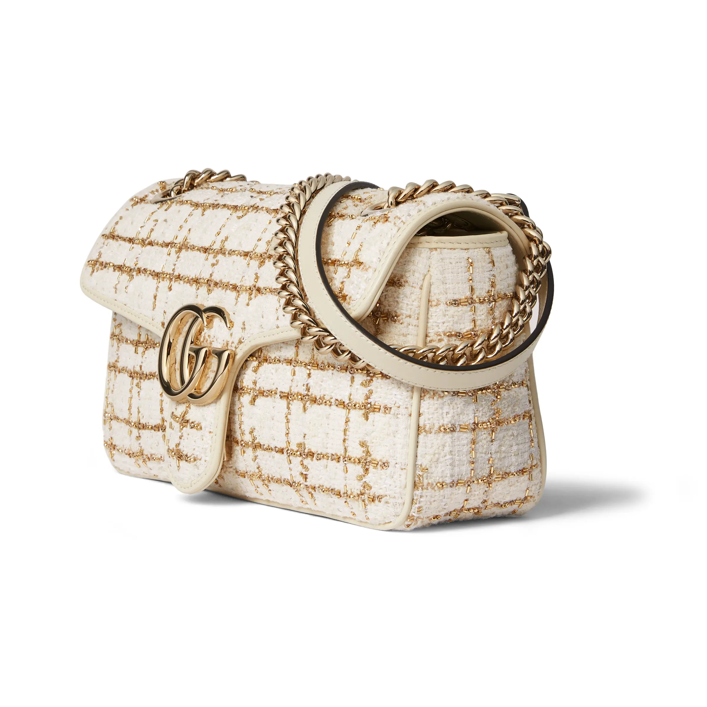 Gucci GG Marmont embroidered medium shoulder bag‎443497 FADNP 9243