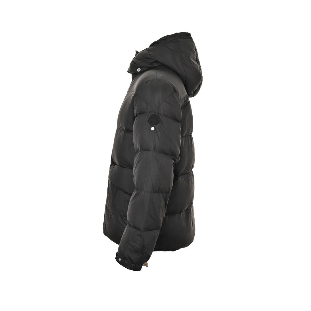 Moncler joint series double zipper white goose down hooded down jacket