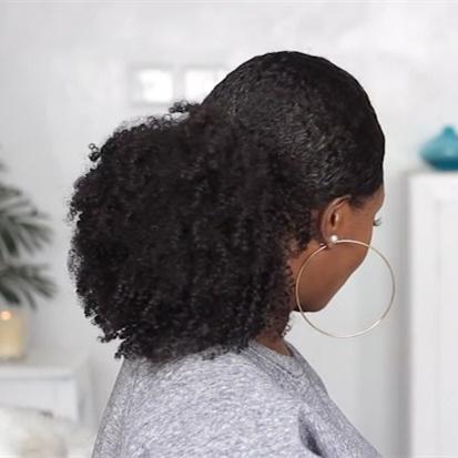 New Ponytail SHORT CURLY LACE FRONT WIG
